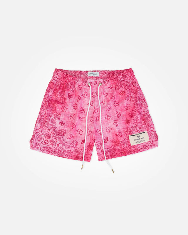 PAISLEY SHORTS PINK